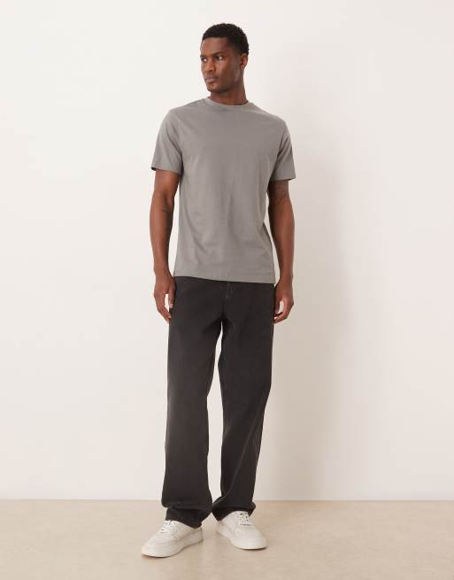 ASOS DESIGN Essentials regular fit t-shirt with regular fit in grey, 2 of 5