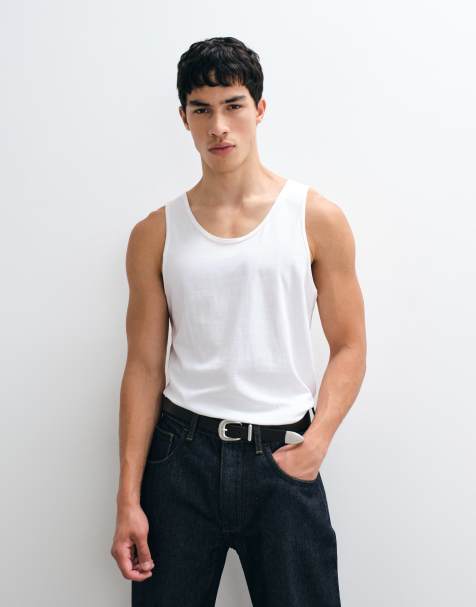 ASOS DESIGN Essentials regular fit tank in white - view 1