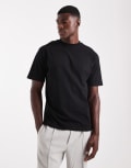 [ASOS DESIGN] ASOS DESIGN essentials relaxed crew neck t-shirt in black XS BLACK