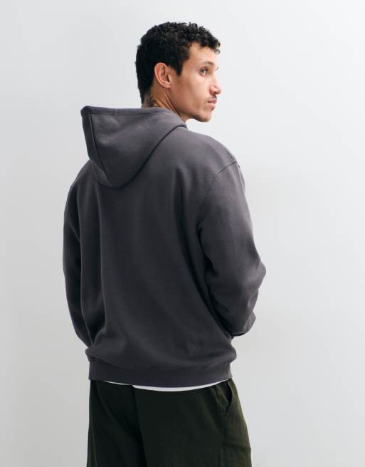ASOS DESIGN essentials relaxed hoodie in charcoal , 5 of 5