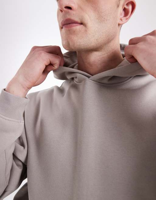 ASOS DESIGN essentials relaxed hoodie in gray, 5 of 5