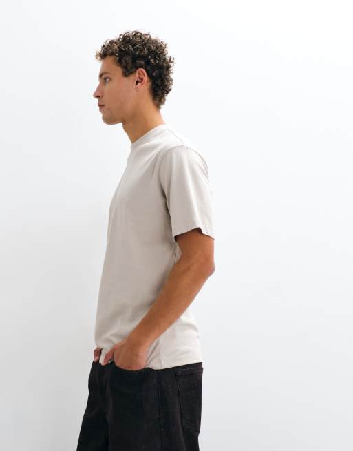 ASOS DESIGN Essentials relaxed t-shirt in beige, 4 of 5