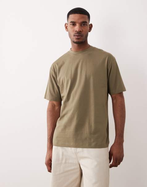 ASOS DESIGN Essentials relaxed t-shirt in dark green