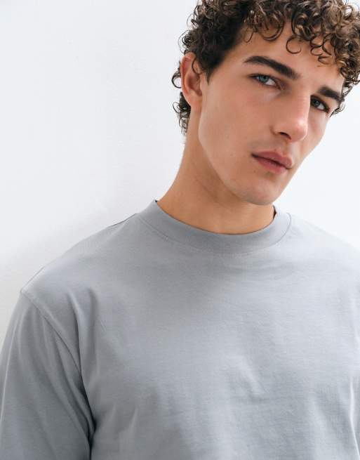 ASOS DESIGN Essentials relaxed T-shirt in gray, 3 of 5