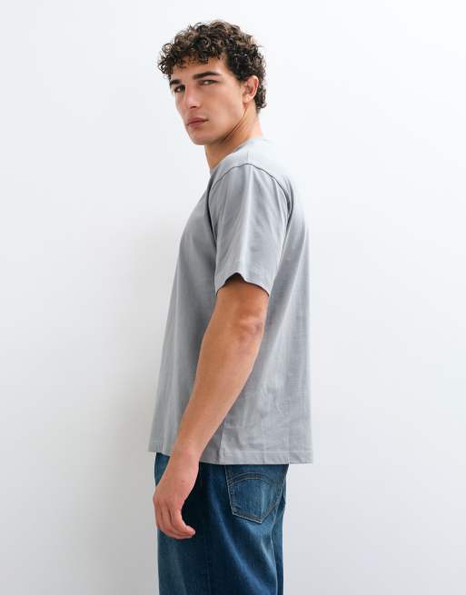 ASOS DESIGN Essentials relaxed t-shirt in grey, 4 of 5