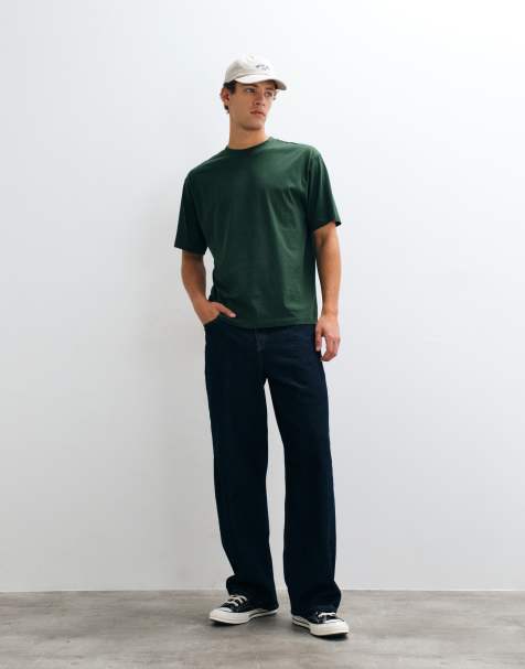 ASOS DESIGN essentials relaxed t-shirt in khaki - view 1