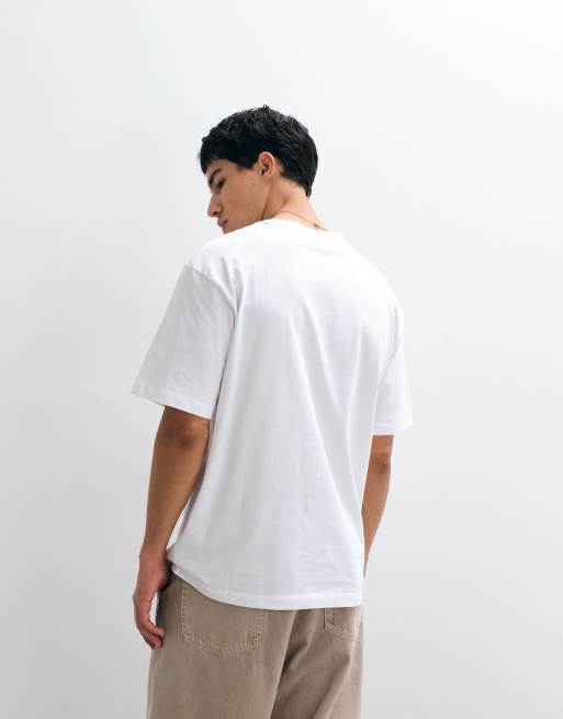 ASOS DESIGN Essentials relaxed t-shirt in white, 5 of 5