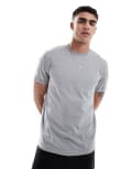 [ASOS DESIGN] ASOS DESIGN essentials roll sleeve t-shirt with crew neck in grey XS ULTIMATE GREY