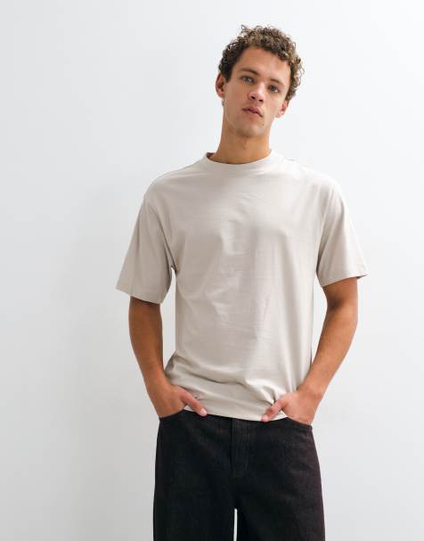 ASOS DESIGN - Essentials - Ruimvallend T-shirt in beige - view 1