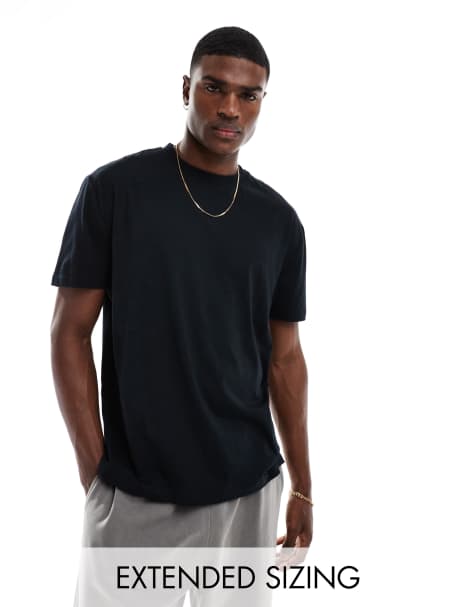 ASOS DESIGN - Essentials - Ruimvallend T-shirt in zwart - view 1