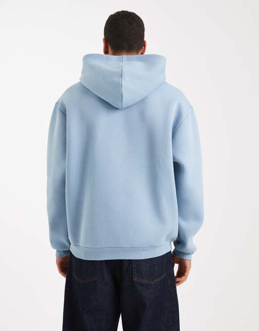 ASOS DESIGN - Essentials - Ruimvallende hoodie in blauw, 3 van 5
