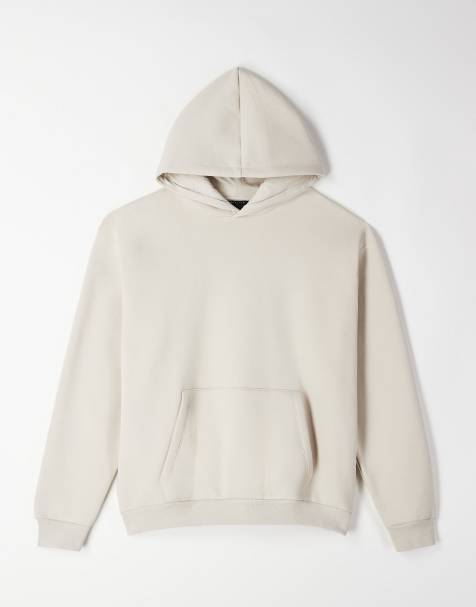 ASOS DESIGN - Essentials - Ruimvallende hoodie in ecru - view 1