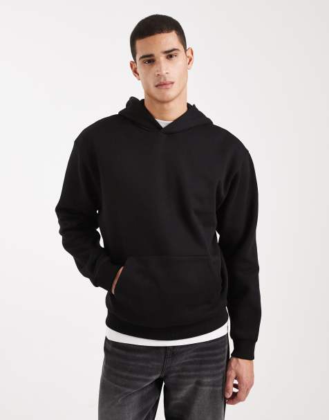 ASOS DESIGN - Essentials - Ruimvallende hoodie in zwart - view 1