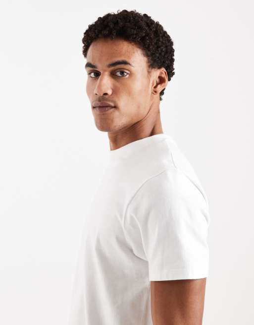 ASOS DESIGN Essentials set van 2 T-shirts in wit, 4 van 5