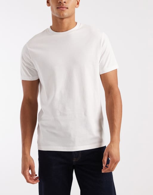 ASOS DESIGN - Essentials - Set van 3 regular-fit T-shirts in wit, 2 van 5