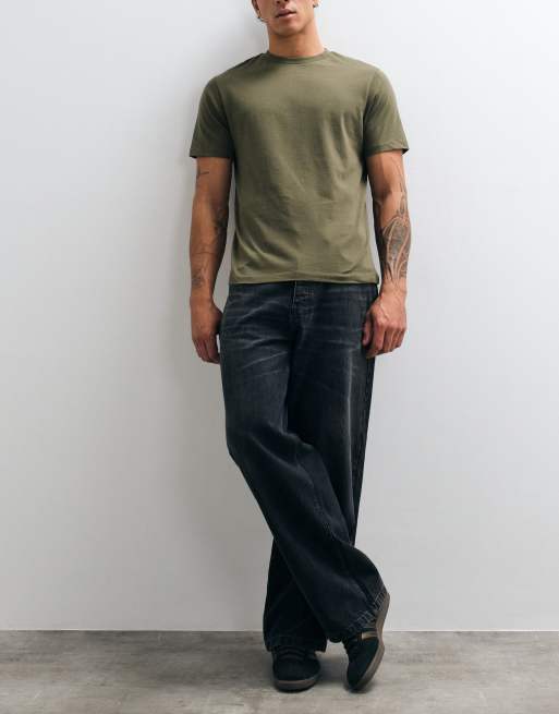 ASOS DESIGN Essentials set van 5 regular-fit T-shirts in meerdere kleuren, 5 van 5