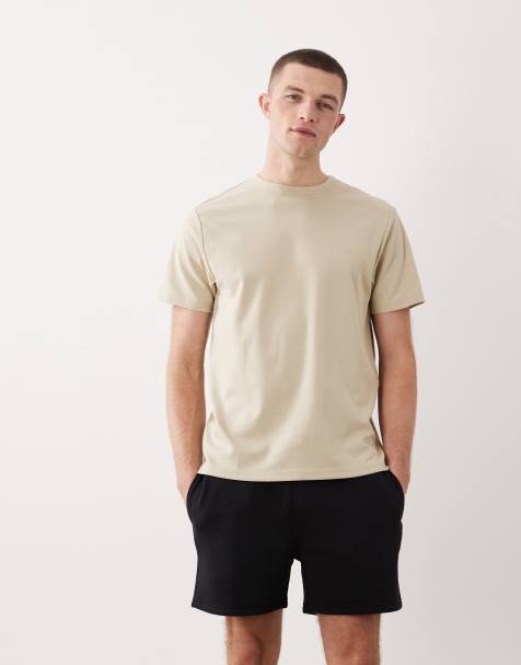 ASOS DESIGN essentials slim fit jersey shorts in black - view 1