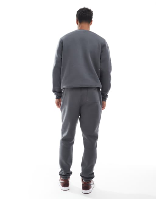 ASOS DESIGN essentials slim jogger in dark grey, 2 of 5
