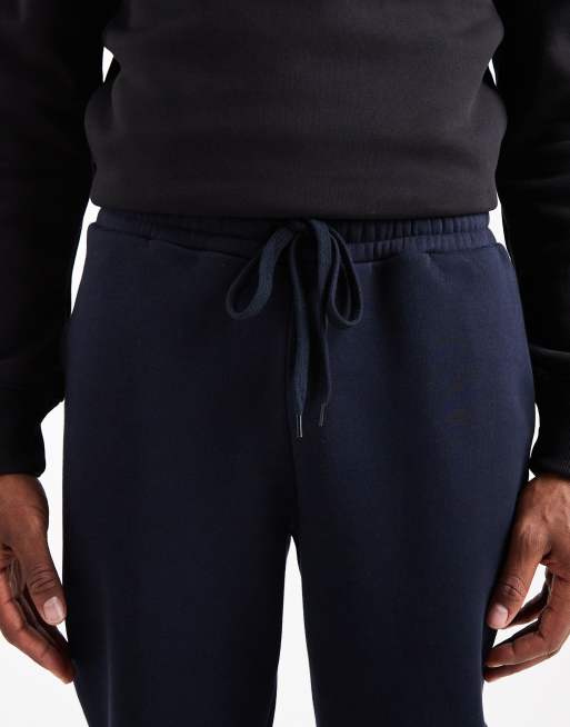ASOS DESIGN essentials slim jogger in navy, 4 of 5