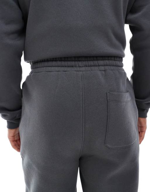 ASOS DESIGN Essentials slim sweatpants in dark gray, 5 of 5