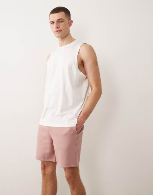 ASOS DESIGN - Essentials - Smalle halflange jersey short in oudroze, 3 van 5