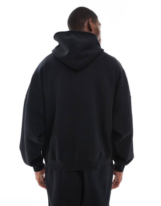 ASOS DESIGN - Essentials - Sort og ekstremt oversized hættetrøje, 3 af 5