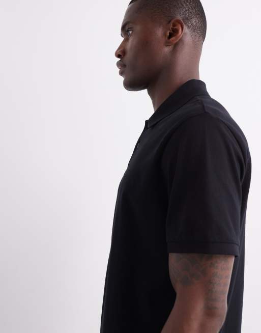 ASOS DESIGN - Essentials - Sort polo i piqué i regular fit, 4 af 5