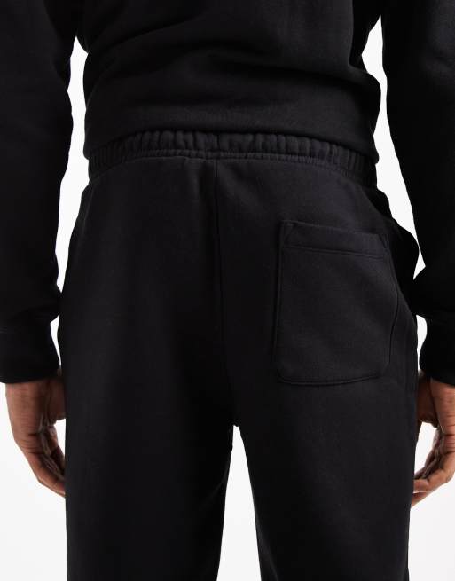 ASOS DESIGN - Essentials - Sorte joggingbukser med lige ben, 5 af 5
