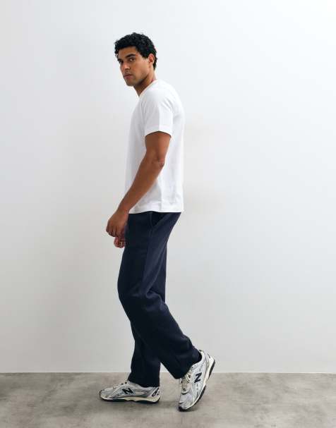 ASOS DESIGN essentials straight jogger in navy - view 1