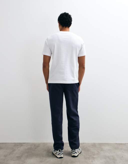 ASOS DESIGN essentials straight jogger in navy, 5 of 5