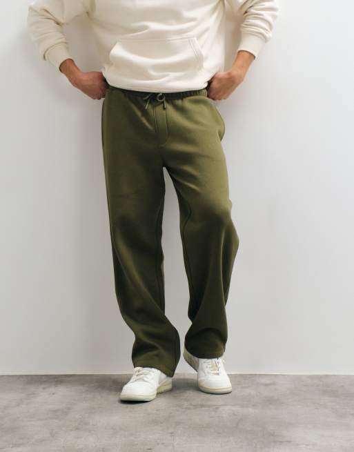ASOS DESIGN essentials straight jogger in olive, 2 of 5