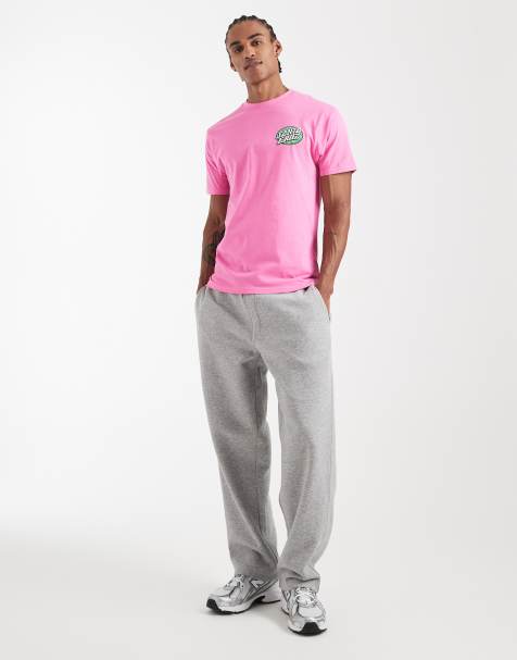 ASOS DESIGN essentials straight leg joggers in grey marl - view 1