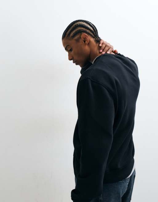 ASOS DESIGN – Essentials – Svart, boxig sweatshirt i relaxed fit, 5 av 5