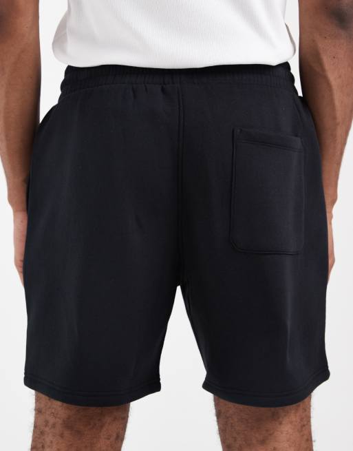 ASOS DESIGN – Essentials – Svarta, mellanlånga jersey-shorts i oversize, 5 av 5
