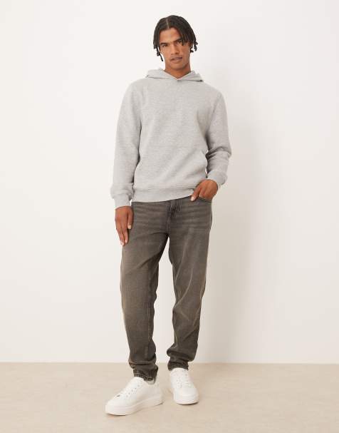 ASOS DESIGN - Essentials - Sweat à capuche - Gris chiné - view 1