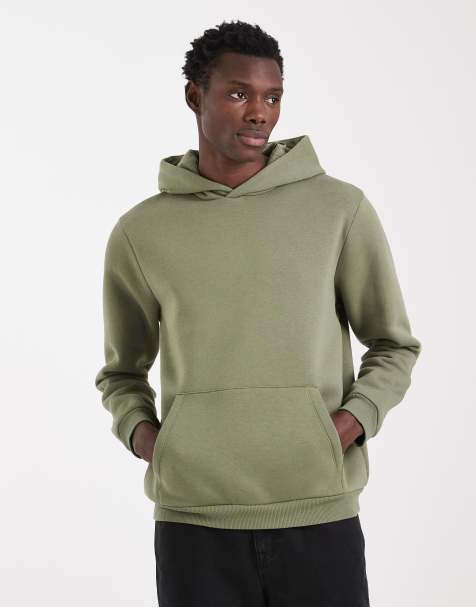 ASOS DESIGN - Essentials - Sweat à capuche - Olive cendré - view 1