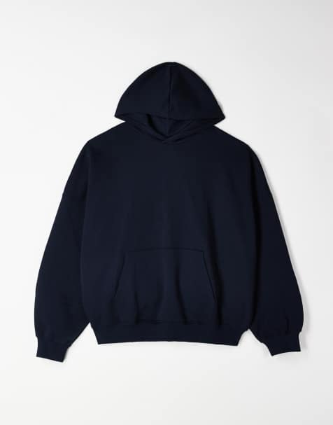 ASOS DESIGN - Essentials - Sweat à capuche ultra oversize - Bleu marine - view 1