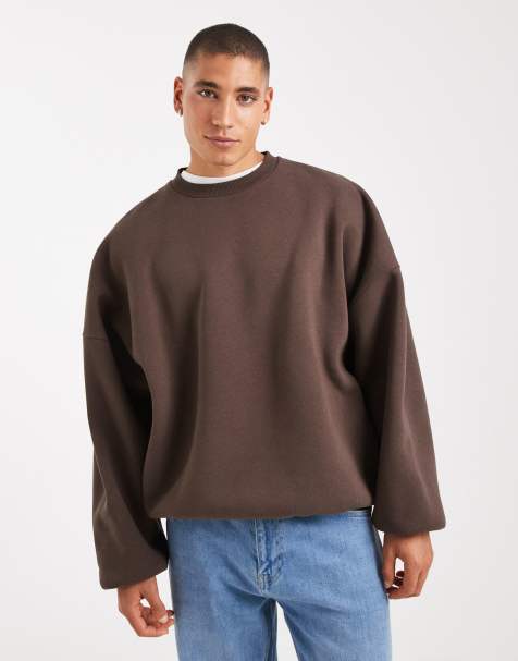 ASOS DESIGN - Essentials - Sweat ultra-oversize - Marron - view 1