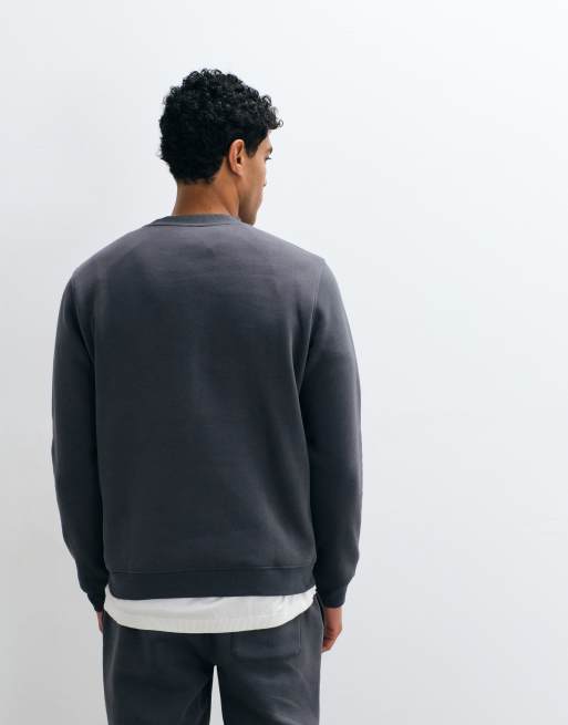 ASOS DESIGN – Essentials – Sweatshirt in Anthrazit, 5 von 5