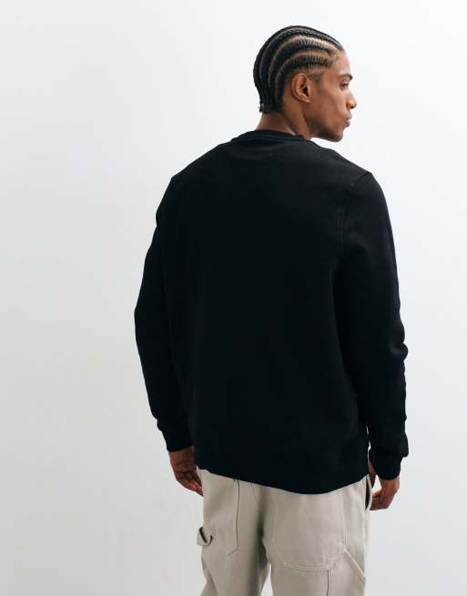 ASOS DESIGN essentials sweatshirt in black , 4 of 5