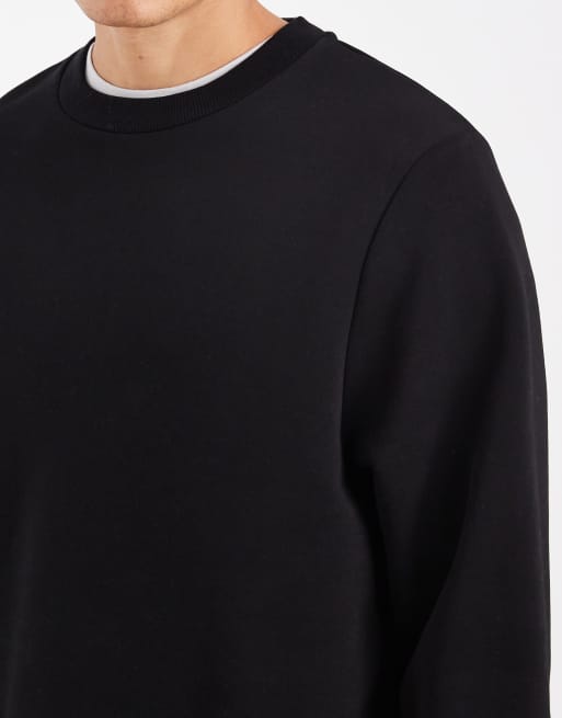 ASOS DESIGN - Essentials - Sweatshirt in zwart, 5 van 5