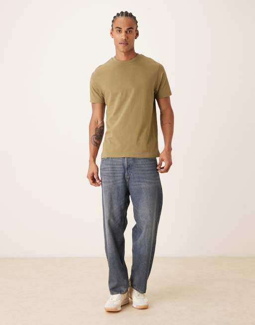 ASOS DESIGN - Essentials - T-shirt coupe classique - Kaki, 2 de 5