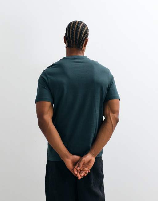 ASOS DESIGN - Essentials - T-shirt coupe classique - Vert foncé, 5 de 5