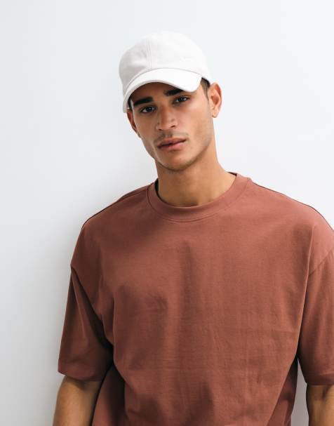 ASOS DESIGN - Essentials - T-shirt girocollo oversize marrone - view 1