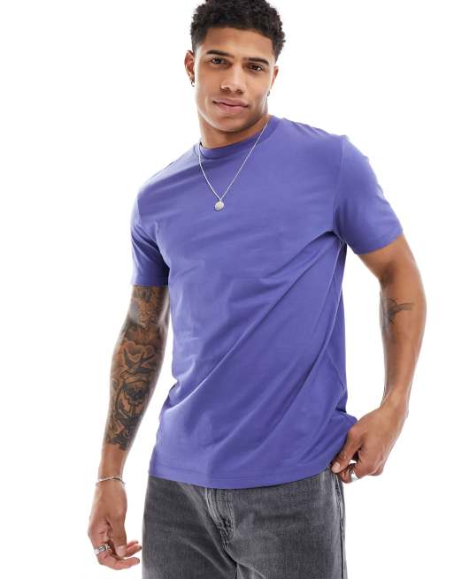 ASOS DESIGN - Essentials - T-shirt met ronde hals in blauw