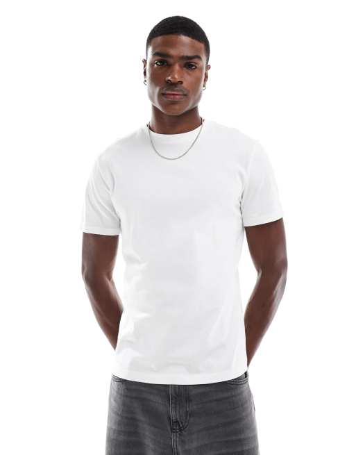 ASOS DESIGN - Essentials - T-shirt met ronde hals in wit