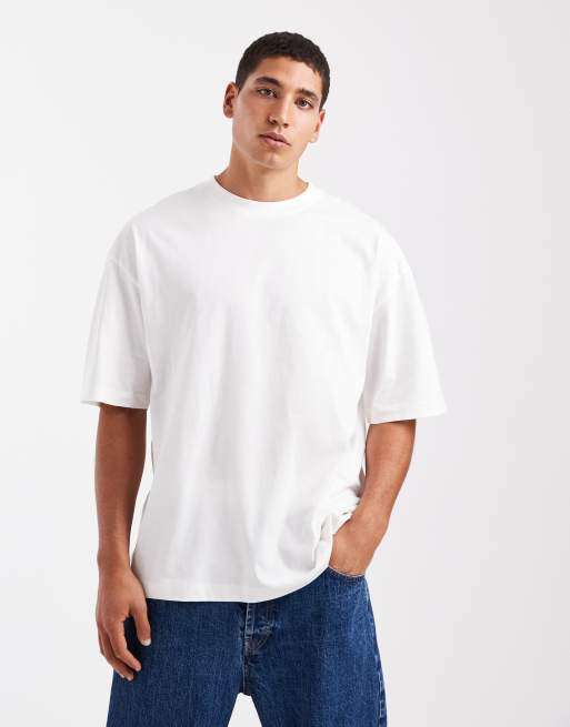 ASOS DESIGN - Essentials - T-shirt oversize color crema