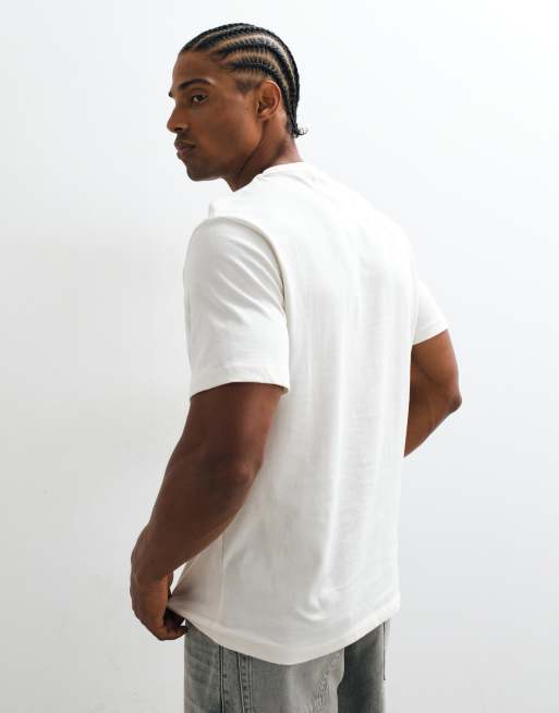 ASOS DESIGN - Essentials - T-shirt vestibilità classica color crema, 4 di 5