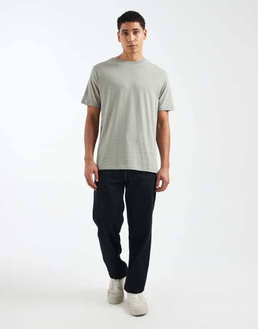 ASOS DESIGN - Essentials - T-shirt vestibilità classica verde salvia, 3 di 5