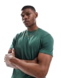 [ASOS DESIGN] ASOS DESIGN essentials t-shirt with crew neck in green XS Garden topiary